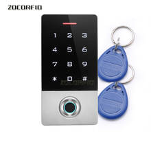 keyless door lock Waterproof Fingerprint Access Control Cheapest Standalone Keypad Finger +RFID Card Door Entry 2024 - buy cheap