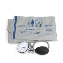 Medical Classic Gray Blood Pressure Monitor BP Adult Cuff Tonometer Arm Aneroid Sphygmomanometer with Manual Pressure Gauge 2024 - buy cheap