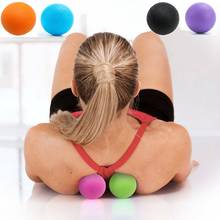 Bola de pilates com exercícios, bola de massagem pequena de ioga, fitness suíça, gravidez, exercícios de parto, exercício, pilates, malhação 2024 - compre barato