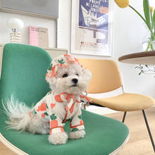 Luxury Dog Pajamas for Small Dogs Yorkshire Carrot Comfortable Soft Puppy Clothes for Designer Dog Clothes Printing Pet Clothes 2024 - buy cheap