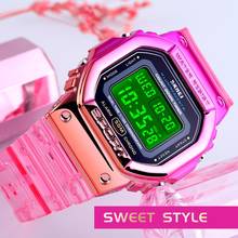 Reloj deportivo Digital multifunción para mujer, pulsera electrónica LED para correr al aire libre, femenino 2024 - compra barato