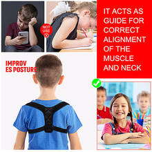 Shoulder Back Support Belt Brace Back Pain Psoture Corrector Clavicle Spine Lumbar Orthopedic Back Corset corrector de postura 2024 - buy cheap