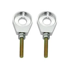 MagiDeal-ajustador de cadena ATV de motocicleta, bloque tensor, 2x12mm, plata 2024 - compra barato