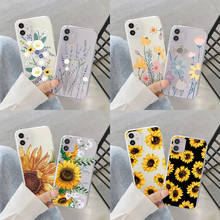 2pcs Floral Tampa Transparente Para Samsung Galaxy A21S A10 A20 A20E A30 A31 A40 A50 A51 A70 A71 Nota 9 10 Lite S20 FE S10 Mais Caso TPU 2024 - compre barato