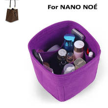 Bolsa organizadora de maquillaje para NANO NOÉ, bolso de mano portátil, base, fieltro Premium (hecho a mano/20 colores) 2024 - compra barato