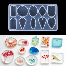 Molde de silicona con forma de cabujón para collar, colgante, fabricación de joyas, artesanal, DIY, 1 unidad 2024 - compra barato