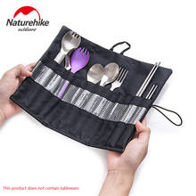 Naturehike портативная аккуратная сумка для хранения посуды походные палочки для еды ложка нож вилка сумка для переноски (посуда не входит в комплект) 2024 - купить недорого