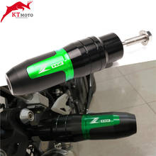 Для KAWASAKI Z H2 ZH2 Zh2 2019-2020 аксессуары для мотоциклов с ЧПУ понижающаяся защита выхлопных газов Противоударная накладка слайдер логотип «ZH2» 2024 - купить недорого