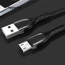 Светодиодный кабель Micro USB 2.4A для быстрой зарядки, Кабель Microusb для samsung, Xiaomi, huawei, LG, Android, шнур 1,2 м 2024 - купить недорого