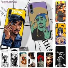 TOPLBPCS Thug Life 2Pac Tupac силиконовый черный чехол для телефона huawei P8 P9 p10 p20 P30 P40 pro lite psmart 2019 2024 - купить недорого