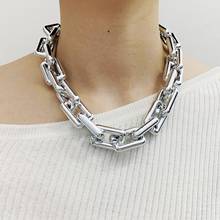 Hot Selling Popular Accessories With Personality Punk Style Simple Daikin Chain Exaggerated Necklace For Women Wholesale 2024 - buy cheap