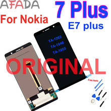 ЖК-дисплей 6,0 дюйма для Nokia 7 plus E7 Plus TA-1062 TA-1046 TA-1055, дисплей с сенсорным экраном и дигитайзером в сборе, замена, оригинал 2024 - купить недорого