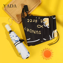 YADA Ins New Cartoon Hand-Painted Dog  3-Folding Umbrella Women UV Rainproof Umbrella Parasol Rain Sun Light Umbrellas YD200219 2024 - buy cheap