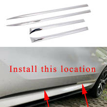 Accessories For 2019 2020 2021 BMW X5 G05 Chrome Side Door Body Molding Strip Cover Trim Decoration 4Pcs 2024 - buy cheap