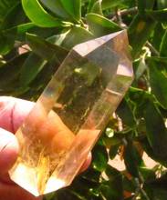 61013+++100g long AAA NATURAL CITRINE SMOKY QUARTZ CRYSTAL POINT Healing 2024 - buy cheap