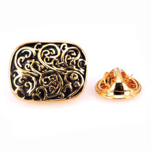 High end men's Brooch new badge Brooch Pin Gold retro pattern Brooch men's Wedding Shirt jewelry accessories pin gift 2024 - buy cheap
