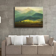 Studio Direct Sales Spray Painting Famous Oil Painting Giant Mountain Living Room Bedroom Decoration Canvas Hanging Painting 2024 - buy cheap