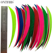 ONTFIHS-plumas de flecha para tiro con arco, plumas de pavo, Flecha de tiro con arco, bricolaje, pluma Real, caza, 50 unids/lote 2024 - compra barato