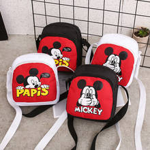 Disney young children mini girls cute handbags fashion princess messenger bag Mickey mouse tide boys shoulder bags 2024 - buy cheap