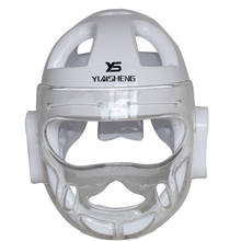 Белый шлем для тakwondo, защитное снаряжение для кикбоксинга, наголовное снаряжение для карате, MMA, Муай Тай, бокса, защитное снаряжение для головы, защитное снаряжение для головы 2024 - купить недорого