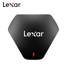 Lexar-leitor profissional multifuncional usb 3.1, leitor de cartões de alta velocidade tipo c, 3 em 1, para cartão sd, cartão tf, cartão cf 2024 - compre barato