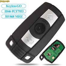 Jingyuqin Keyless-Go Smart Car Key 315/868 MHZ ID46 PCF7953 For BMW 3 5 Series CAS3 X5 X6 Z4 Remote Comfort Access Hands-Free 2024 - buy cheap