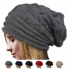 Gorro de punto de Hip Hop para chica, gorro plegable de moda para esquiar al aire libre, mantiene el calor, gorra de invierno para adultos 2024 - compra barato