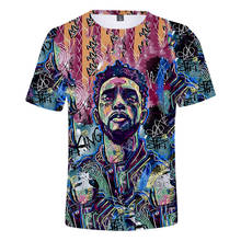 2021 novos meninos wakanda foreover streetwear tshirt camiseta hip hop topos roupas masculinas preto pantera chadwick boseman 3d t camisa 2024 - compre barato