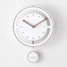 Nordic Wooden Wall Clock Modern Design Minimalism Style Simple Hanging Clocks with Swing Wood Wall Watch Home Decor Silent 2024 - buy cheap