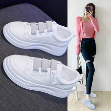 Velcro white shoes Woman Sneakers White Sneakers Women Shoes Casual Lace-up Ladies Shoes Women Vulcanized Shoes Tenis Feminino 2024 - buy cheap