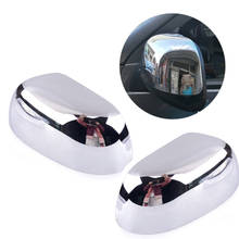 1Pair Chrome ABS Car Front Rearview Mirror Cover Trim Cap Fit For Mitsubishi Outlander 2007 2008 2009 2010 2011 2012 2024 - buy cheap