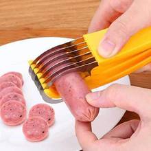 Multifunctional Fruit Grater Kitchen Creative Salad Vegetable Peeler Knife Steel Banana Chopper Slice Cutter Cucu J8R8 2024 - buy cheap