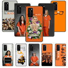 Funda de teléfono para Huawei P20 P30 P40 P Smart Z + P10 Mate 30 10 20 Lite Pro, Funda negra, naranja suave, es el nuevo negro 2024 - compra barato