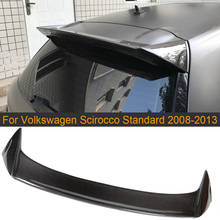 Carbon Fiber Car Rear Roof Window Boot Lip Wing Spoiler for Volkswagen VW Scirocco Standard Only 2008-2013 Non for R FRP Spoiler 2024 - buy cheap