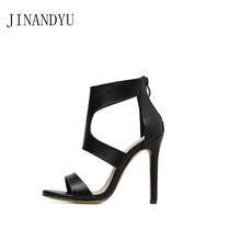 High Heels Sandals Dresses for Women 2021 Summer Fashion High Heels Gladiator Femmes Sandales So Comfy Sexy Woman Heel Shoes 2024 - buy cheap