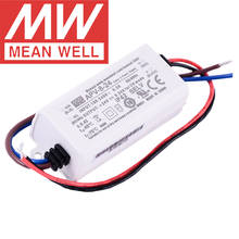 Mean Well-fuente de alimentación conmutada LED, dispositivo Original de 5V/12V/24V, diseño de voltaje constante, 8W, salida única, serie APV-8 2024 - compra barato