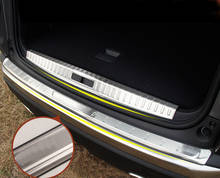 Para peugeot 3008 gt 2016-2020 prata tronco traseiro interior exterior placa de pára-choques guarda protetor capa estilo do carro 2024 - compre barato