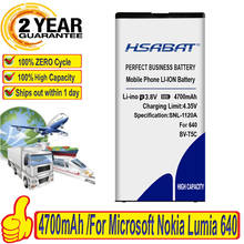 HSABAT 4700mAh BV-T5C for Microsoft Nokia Lumia 640 RM-1109 RM-1113 RM-1072 RM-1073 RM-1077 RM Lumia640 Battery 2024 - buy cheap