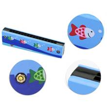 16 Hole Cute Harmonica for Beginners Cartoon Pattern Kids Musical Instrument X3UA 2024 - buy cheap