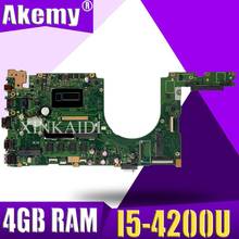 PU401LA с I5-4200 CPU на борту 4 Гб RAM материнская плата REV 2,2 для ASUS PU401 PU401L PU401LA PU401LAC материнская плата для ноутбука 100% тест 2024 - купить недорого