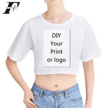 Camiseta con estampado personalizado para mujer, ropa de calle de talla grande, DIY, Your like, foto o Logo, para hombre, XXS-4XL, 2019 2024 - compra barato