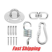304 stainless steel roof wall fixed plate hook buckle for Yoga Hammock Hanging Kit Swings Anchor Bracket Hardware accessories 2024 - buy cheap