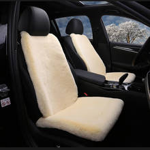 Car Seat Cover Winter Thicken Warm Seat Cushion Universal Automotive Interior Anti-slip Rabbit Plush Warm Cushion Protector Mat 2024 - buy cheap