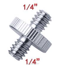 Double-headed 1/ 4" Male Screw Thread Convert Adapter For Camera Tripod Ballhead Au20 20 Dropship 2024 - buy cheap