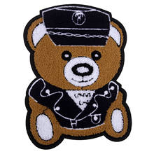 1Pc Embroidery Cartoon Bear Patches For Jackets,Animal Emblem Badges Appliques Scrapbooking 2024 - buy cheap