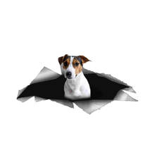 Protected Car Sticker Cover Scratches Cute 3D Pet Jack Russell Terrier Dog Pet Animal Accessories Car Window PVC 13cm X 6cm 2024 - buy cheap