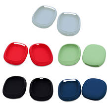 Capa de silicone para airpods max 0.03 ", estojo protetor para fones de ouvido, capa de silicone 2024 - compre barato