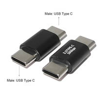 Adaptador USB tipo C a tipo C, Conector de enchufe 3,1, conector de alimentación de CC, USB-C, adaptador de sincronización de datos de carga rápida, Cable de extensión tipo C 2024 - compra barato
