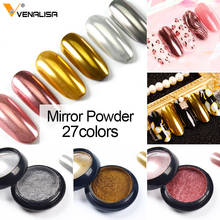VENALISA New Nail Mirror Glitter Powder Metallic Color Nail Art UV Gel Polishing Chrome Flakes Pigment Dust Decorations Manicure 2024 - buy cheap