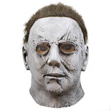 Маска «Майкл Майерс» тушь для Хэллоуина латексная тушь для ресниц для косплея страшные маскарадные маски 2024 - купить недорого